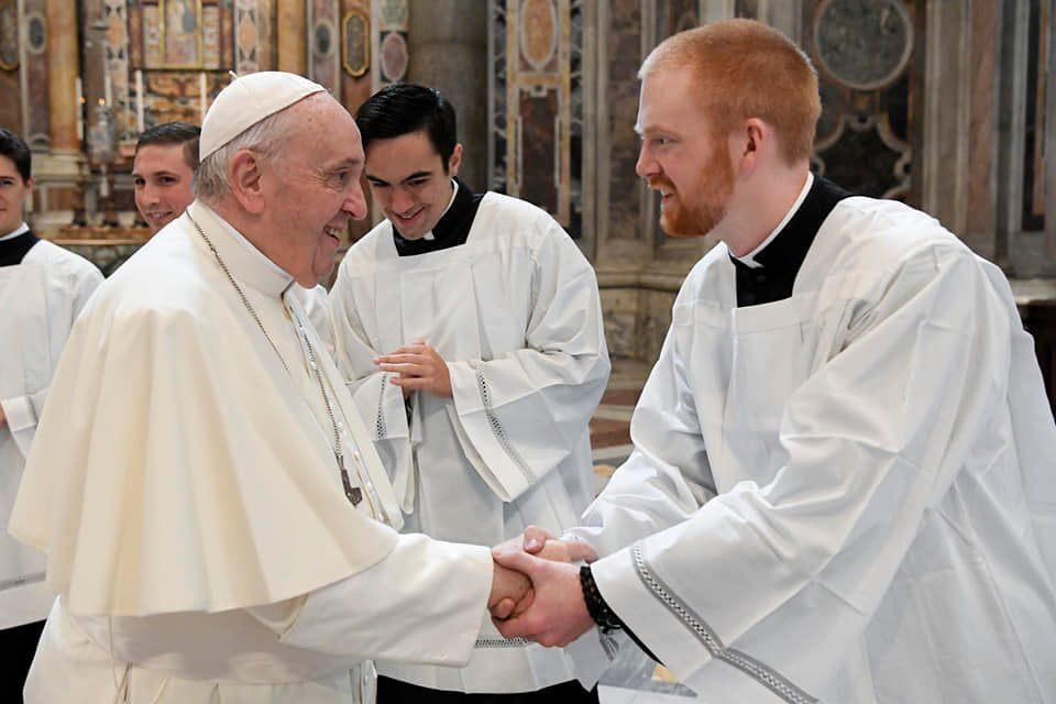 Serving with the pope